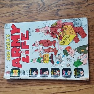 Vintage 60s Sad Sack's Army Life Parade Vol. 1 No. 9 Harvey Comics Comic Book